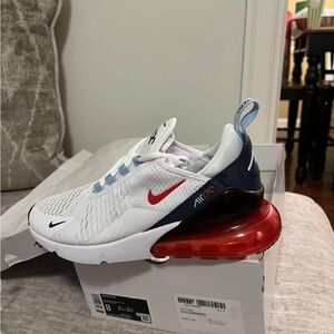 Men’s Nike 770. Red, navy, & white.